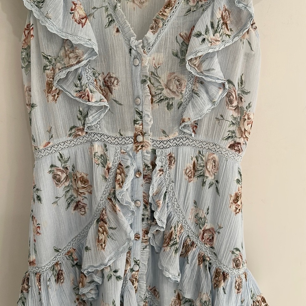 LOVESHACKFANCY
India Ruffle Mini Dress - Picture 11 of 16